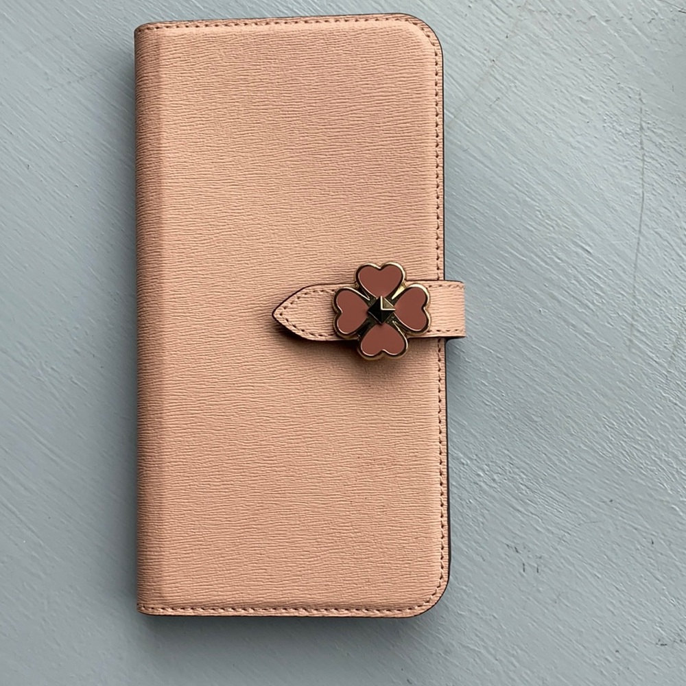 Kate Spade iPhone Xs pink phone case